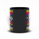 Plus Minus Co Body Building Center Gym And Fitness Black Mugs,Men's Weight Lifting, Athletic T-Shirt, Gym Workout, Fitness Sports, view 2