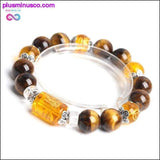 Plus Minus Co Tiger Eyes Stone Beads Bangles & Bracelets Jewelry Lucky, view 4