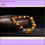 Plus Minus Co Tiger Eyes Stone Beads Bangles & Bracelets Jewelry Lucky, view 5