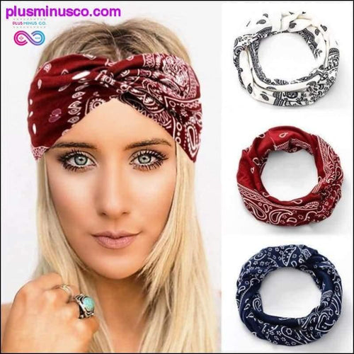 Plus Minus Co Boho Headbands at PlusMinusCo.com