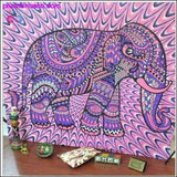 Plus Minus Co Boho Mandala Tapestry Wall Hanging Witchcraft Wall Cloth, view 6