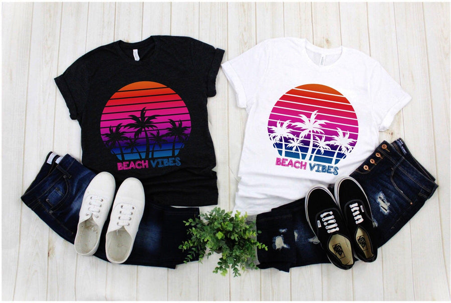 Plus Minus Co Bonsai Whisperer | Retro Sunset T-Shirts