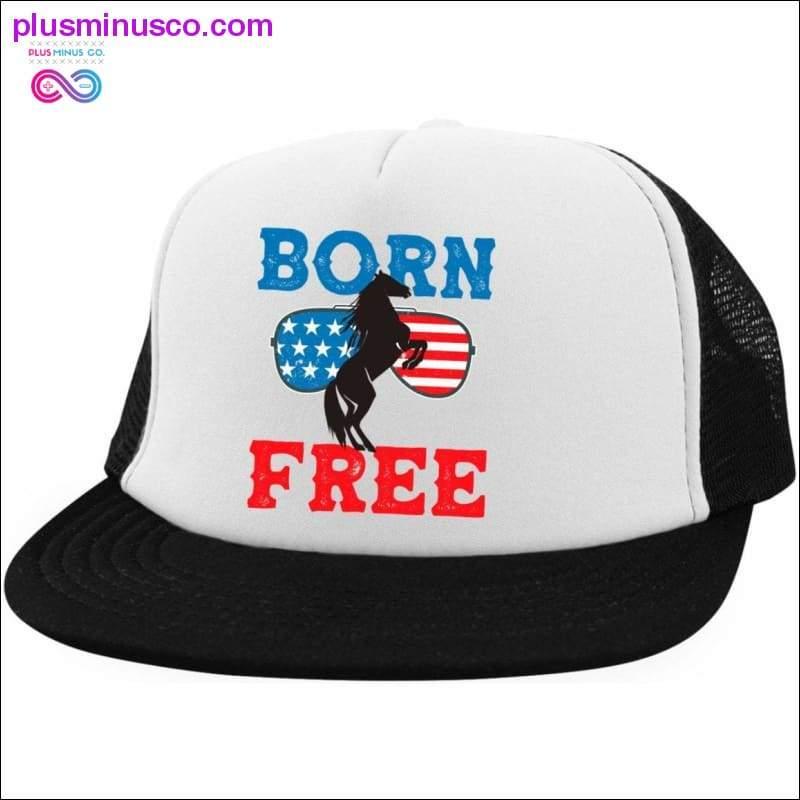 Plus Minus Co Born free American griffin Trucker Hat with Snapback