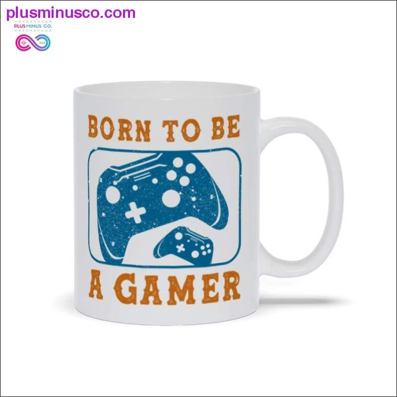 Plus Minus Co Born to be a Gamer Mugs