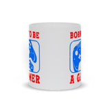 Plus Minus Co Born To Be A Gamer White Mugs,Video Game mug, Online Gamer Gift, Game Controller, Video Game Lover, Boys Teens Gaming,, view 2