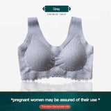 Plus Minus Co Bras for Women Hot Top Newest 5D Wireless Contour Bra Lace Breathable Underwear Seamless for Running Top, view 3