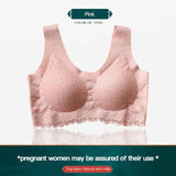 Plus Minus Co Bras for Women Hot Top Newest 5D Wireless Contour Bra Lace Breathable Underwear Seamless for Running Top, view 4