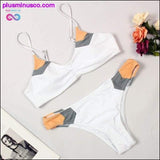 Plus Minus Co Brazilian Bikini Swimwear Women Swimsuit Sexy Push Up Bikini, view 4