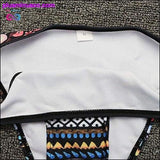Plus Minus Co Brazilian Bikini : Women Sexy Bandage Aztec Biquini String, view 4
