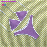 Plus Minus Co Brazilian Bikinis Women Swimwear Beach Bathing Suit Push Up, view 6