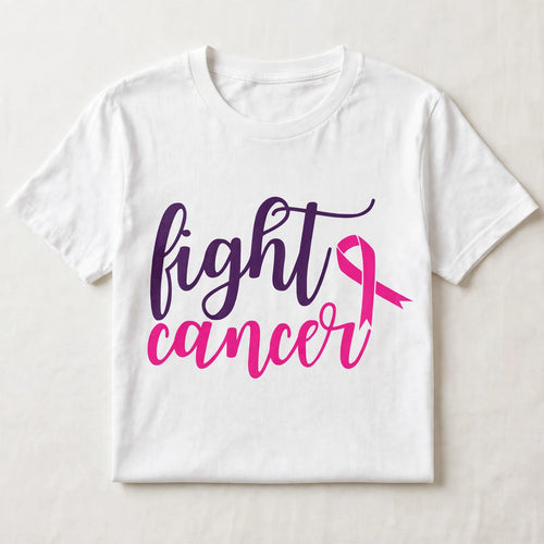 Plus Minus Co Breast Cancer Awareness Month / Fight Cancer T-Shirts