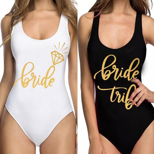 Plus Minus Co Bride Tribe Print One Piece Swimsuit For Women Bathing suit