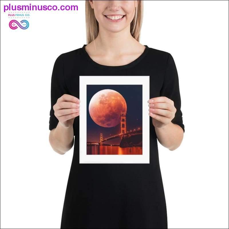 Plus Minus Co Brooklyn Bridge On Super-moon Eclipse Paper Matte poster