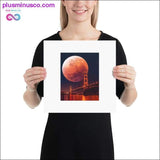 Plus Minus Co Brooklyn Bridge On Super-moon Eclipse Paper Matte poster, view 3