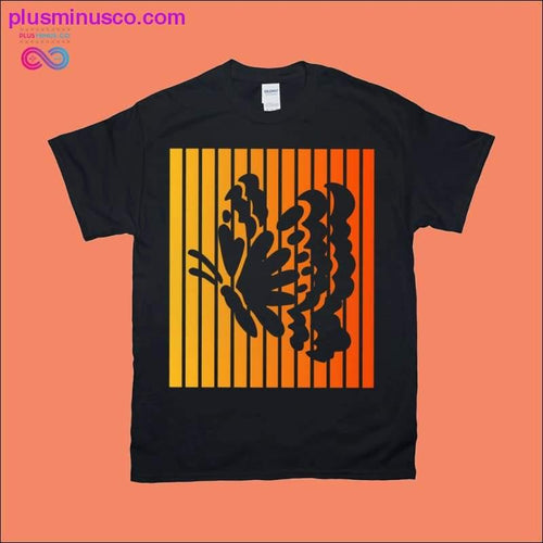 Plus Minus Co Butterfly | Retro Sunset T-Shirts
