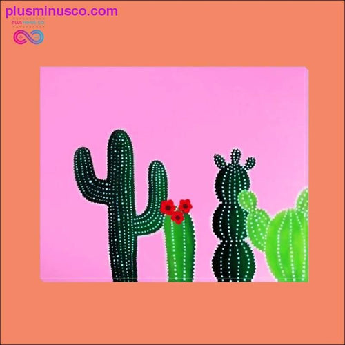 Plus Minus Co Cactus Canvas Wraps