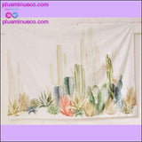 Plus Minus Co Cactus Watercolor Hanging Wall Tapestries Mandala Bohemian, view 3