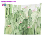 Plus Minus Co Cactus Watercolor Hanging Wall Tapestries Mandala Bohemian, view 4