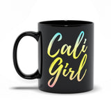 Plus Minus Co Cali Girl Black Mugs,  West Coast Tee, California Dreaming Tee, California Tshirt, Cali Girl Shirt, Trendy California, view 2