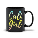 Plus Minus Co Cali Girl Black Mugs,  West Coast Tee, California Dreaming Tee, California Tshirt, Cali Girl Shirt, Trendy California, view 5