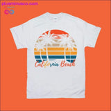 Plus Minus Co California Beach | Retro Sunset T-Shirts, view 2