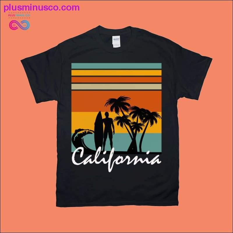 Plus Minus Co California | Retro Sunset T-Shirts