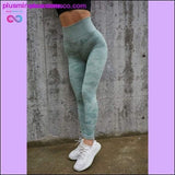 Plus Minus Co Camouflage High Waisted Yoga Pants Gym Camo Seamless, view 4