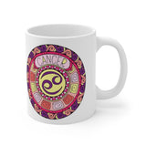 Plus Minus Co Cancer Zodiac Mug, Cancer Mug, June 21 to July 22 born Zodiac Gift, Zodiac Sign, Horoscope Gift, Astrology Gift, Mug || Cancer birthday, view 5