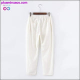 Plus Minus Co Candy Colors Summer Pants Women Lace Up Pantalon Femme, view 5