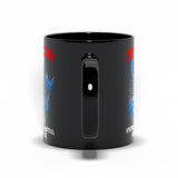 Plus Minus Co Capricorn Qualities  Introvert, Practical, Reliable Black Mugs, Capricon Zodiac design Mug, Capricon Gift ideas, December Born, January Born, view 4