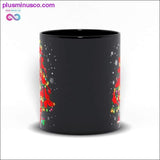 Plus Minus Co Cardinal Bird Christmas Tree Black Mugs, view 4