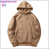 Plus Minus Co Casual Armygreen Black Khaki Hoodie Hip Hop Street Wear, view 3