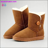 Plus Minus Co Casual classic warm wear-resistant anti-slip Genuine Leather, view 3