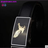 Plus Minus Co Casual genuine leather belt for men Cowhide strap, view 6