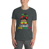 Plus Minus Co celeberate junteenth pride afro american, t-shirt, view 3