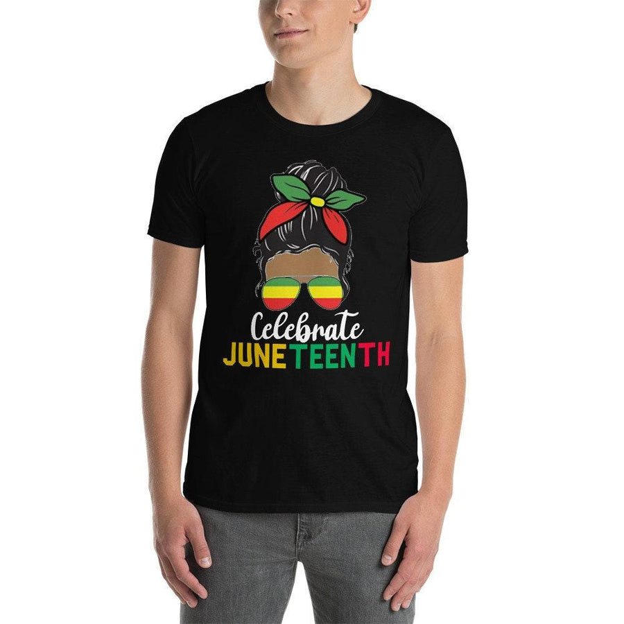 Plus Minus Co celeberate junteenth pride afro american, t-shirt
