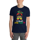 Plus Minus Co celeberate junteenth pride afro american, t-shirt, view 2