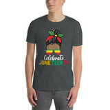 Plus Minus Co celeberate junteenth pride afro american, t-shirt, view 3