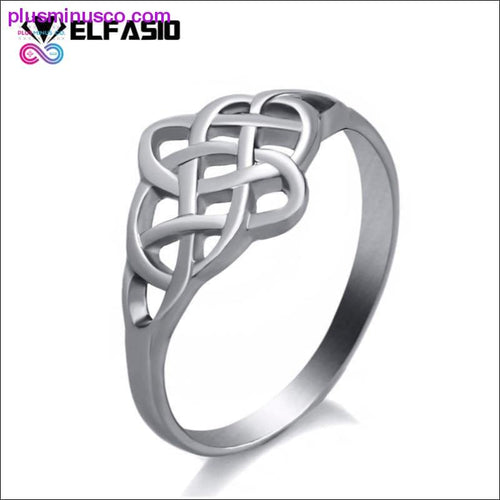 Plus Minus Co Celtic Knot stainless steel Fashion Jewelry