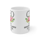 Plus Minus Co Ceo Because Badass Miracle Worker Isn'T An Official Job Title Mugs, view 4