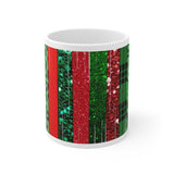 Plus Minus Co Merry and Bright Mug, Christmas Tree Mug, Christmas Mug, Christmas Mug, Holiday Mug, Christmas Mug Gift, Christmas Patterns Mug, view 2