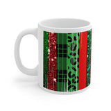 Plus Minus Co Merry and Bright Mug, Christmas Tree Mug, Christmas Mug, Christmas Mug, Holiday Mug, Christmas Mug Gift, Christmas Patterns Mug, view 3