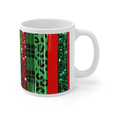 Plus Minus Co Merry and Bright Mug, Christmas Tree Mug, Christmas Mug, Christmas Mug, Holiday Mug, Christmas Mug Gift, Christmas Patterns Mug, view 4
