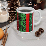 Plus Minus Co Merry and Bright Mug, Christmas Tree Mug, Christmas Mug, Christmas Mug, Holiday Mug, Christmas Mug Gift, Christmas Patterns Mug, view 5