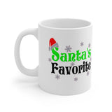 Plus Minus Co Santa's Favorite Mug, Funny Christmas Mug, Christmas Mug, Christmas Mug, Holiday Mug, Christmas Mug Gift, Christmas Santa Mug., view 3