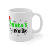 Plus Minus Co Santa's Favorite Mug, Funny Christmas Mug, Christmas Mug, Christmas Mug, Holiday Mug, Christmas Mug Gift, Christmas Santa Mug., view 4