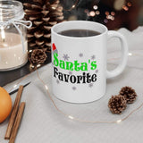 Plus Minus Co Santa's Favorite Mug, Funny Christmas Mug, Christmas Mug, Christmas Mug, Holiday Mug, Christmas Mug Gift, Christmas Santa Mug., view 5