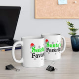 Plus Minus Co Santa's Favorite Mug, Funny Christmas Mug, Christmas Mug, Christmas Mug, Holiday Mug, Christmas Mug Gift, Christmas Santa Mug., view 6
