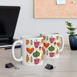 Plus Minus Co Ceramic Mug 11oz, Personalized Mug, Custom Coffee Mug, Tea Mug, Colorful Ceramic Mug, Christmas Mug, view 5