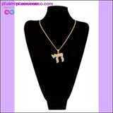 Plus Minus Co Chai Jewish Pendant Necklace With Copper Cuban Chain, view 3